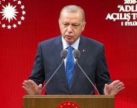 Erdoğan, adli yıl açılışında konuştu: Avukatlıktan teröristliğe uzanan bu kanlı yolun önünü kesmek için gerekeni yapacağız