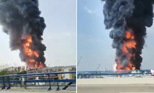 Büyük patlamanın ardından Beyrut Limanı’nda bu kez yangın çıktı