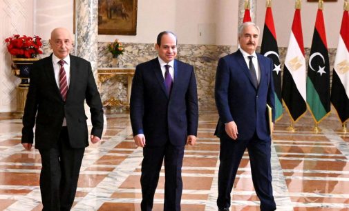 Mısır Cumhurbaşkanı Sisi, Hafter ve Akile Salih ile buluştu