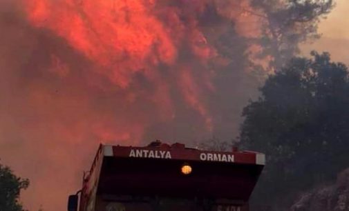 Antalya’nın turizm bölgesi Adrasan’da orman yangınında 60 hektar alan küle döndü