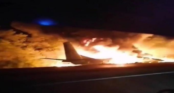 Ukrayna’da askeri nakliye uçağı düştü: 22 kişi yaşamını yitirdi