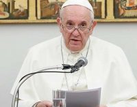 Papa Francis: ‘Dedikodu’ Covid-19’dan daha kötü bir salgın