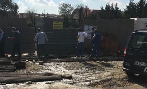 AKP’li belediye mühre rağmen dere yatağındaki cami ve kültür merkezi inşaatını sürdürüyor