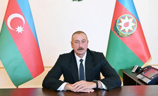 Aliyev: Ateşkes isteyenler Ermenistan’a silah gönderiyor, dış müdahalede Türk F-16’ları göreceksiniz