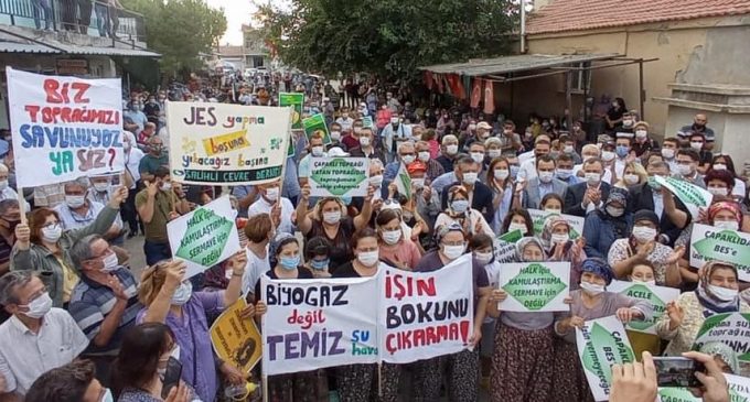 Çapaklı köylüleri direniyor: Erdoğan’ın imzasıyla çıkarılan kamulaştırmaya karşı miting düzenlendi