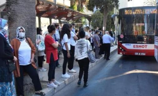 İzmir’de toplu ulaşıma koronavirüs ayarı