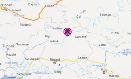 Bingöl’de 4.2 büyüklüğünde deprem