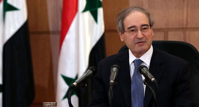 Suriye Dışişleri Bakanı: Türkiye’nin topraklarımızdan çekilmesinin vakti geldi
