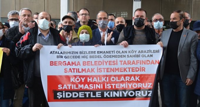 İzmir’de AKP’li başkan 261 stadyum büyüklüğündeki tarlayı satışa çıkardı, muhtarlar isyan etti