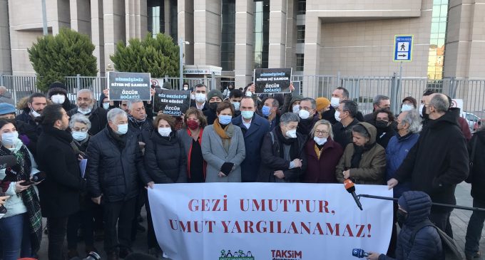 Birleştirilmiş Gezi davasının üçüncü duruşması: 21 Şubat’a ertelendi, tek tutuklu sanık Kavala’nın tahliyesi talebi reddedildi