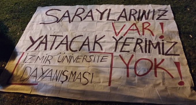 İzmir’de “Barınamıyoruz” eylemine katılan 33 öğrenciye soruşturma!