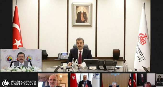 TCMB Başkanı Kavcıoğlu: İhracatçı firmalar yüzde dokuz faizle kredi kullanma imkanına sahip