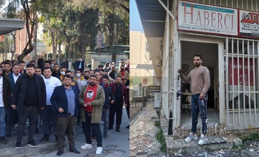 CHP Gençlik Kolları’ndan Mersin’de yerel gazeteye boyalı ve yumurtalı saldırı: Gözaltılar var