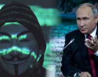 Anonymous’dan Putin’e sert mesaj: Uyuduğun odadayız…