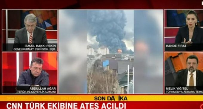 Ukrayna’da CNN Türk ekibine saldırı