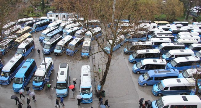 Ankara’da özel halk otobüsü ve minibüs sürücüleri kontak kapattı