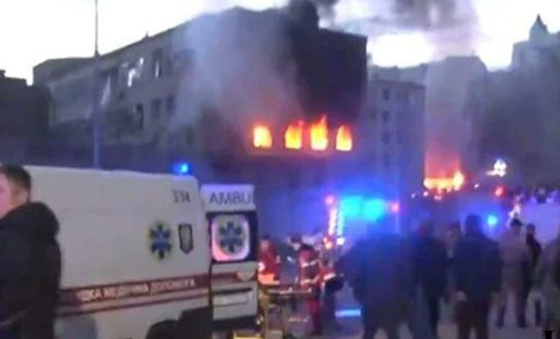 Kiev’de şiddetli patlama