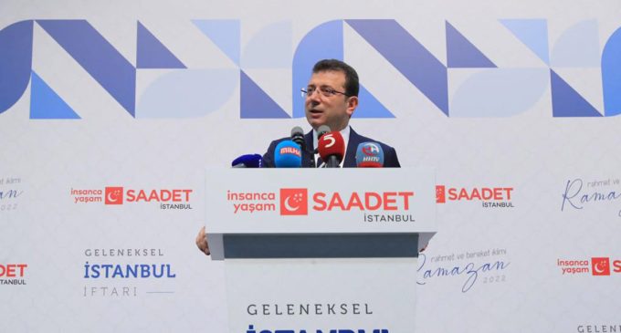 İmamoğlu: Türkiye’yi güzel günlere ulaştıracak liderlerin en kıdemlisi Sayın Temel Karamollaoğlu’nu selamlıyorum