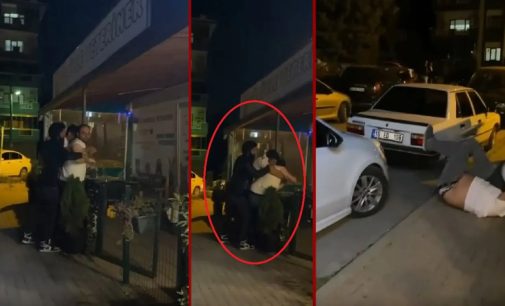 Bursa’da yanındaki kadını darp eden erkek, çevredekiler tarafından dövüldü