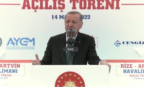 Erdoğan, Rize-Artvin Havalimanı’nın açılışında yurttaşlara seslendi: Bu uçakları doldurun