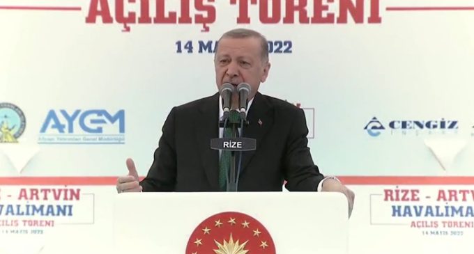 Erdoğan, Rize-Artvin Havalimanı’nın açılışında yurttaşlara seslendi: Bu uçakları doldurun