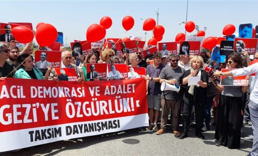 Gezi Direnişi’nin dokuzuncu yıldönümünde cezaevi önünde eylem