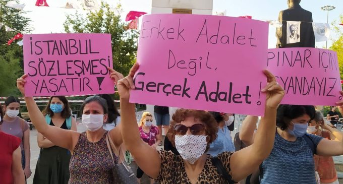 Katile “haksız tahrik” indirimi, Pınar Gültekin için eyleme katılan kadına hapis cezası!