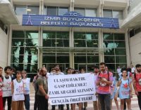 İzmir’de öğrencilerden ulaşım zammı eylemi: Halka açık olan İBB Meclisi’ne alınmadılar…