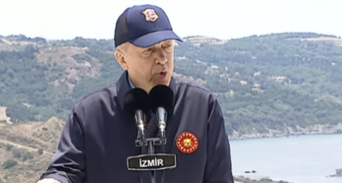 Erdoğan “Efes-2022” tatbikatında konuştu: Yunanistan aklını başına al