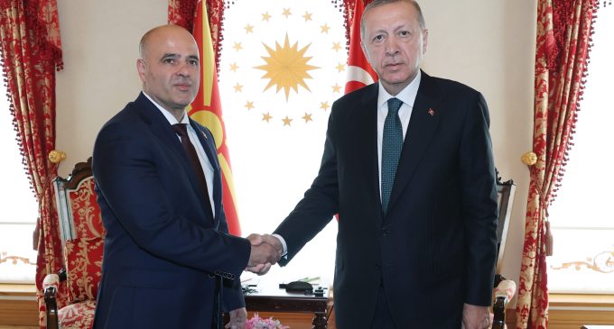 Erdoğan, Kuzey Makedonya Başbakanı Kovaçevski’yi kabul etti
