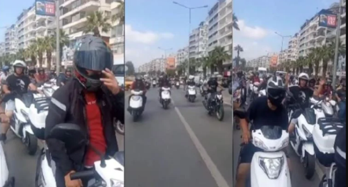İzmir’de motokuryeler, 30 TL’ye dayanan akaryakıt fiyatlarını protesto etti: “Zamlara hayır!”