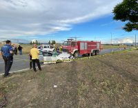 İtfaiye aracı, otomobile çarptı: Üç ölü