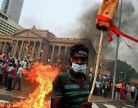 Sri Lanka’da ekonomik kriz: Halk baskın yaptı, başbakanlık konutu ateşe verildi