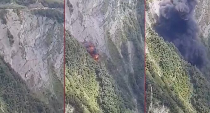 Gürcistan’da helikopter düştü: Sekiz ölü