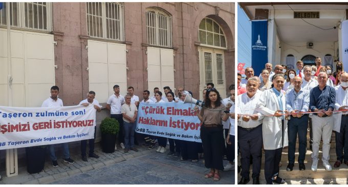 İzmir Büyükşehir Belediyesi’nin “Evde Bakım” çelişkisi: Bir yerde eylem bir yerde açılış…