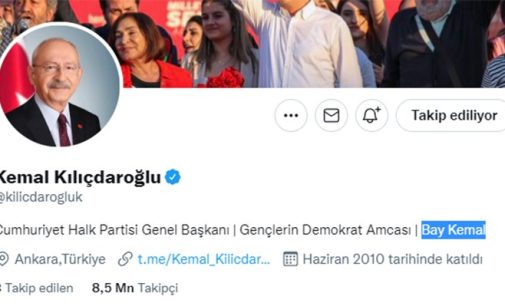 Kılıçdaroğlu sosyal medya profilindeki biyografi kısmına “Bay Kemal”i de ekledi