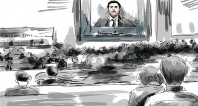 Demirtaş, Kobani Davası’nda konuştu: Hukuk adına destan yazıyorsunuz