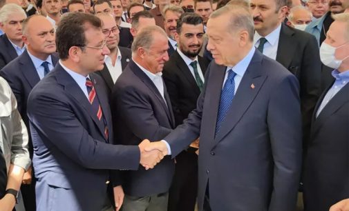 Fethiye Gümüşdağ’ın cenazesinde dikkat çeken kare: Erdoğan ile İmamoğlu tokalaştı
