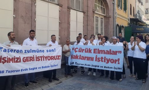İzmir’de Whatsapp mesajıyla işten atılan işçiler oturma eyleminde: “İşimizi geri istiyoruz”