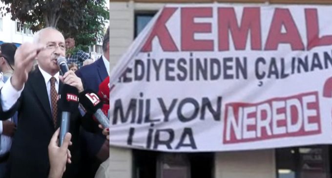 Kılıçdaroğlu’na Yalova’da pankartlı protesto