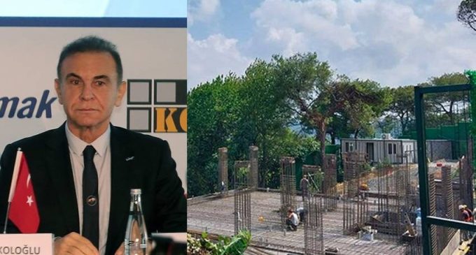 İBB, MNG Holding patronunun Boğaz’daki kaçak villa inşaatını mühürledi