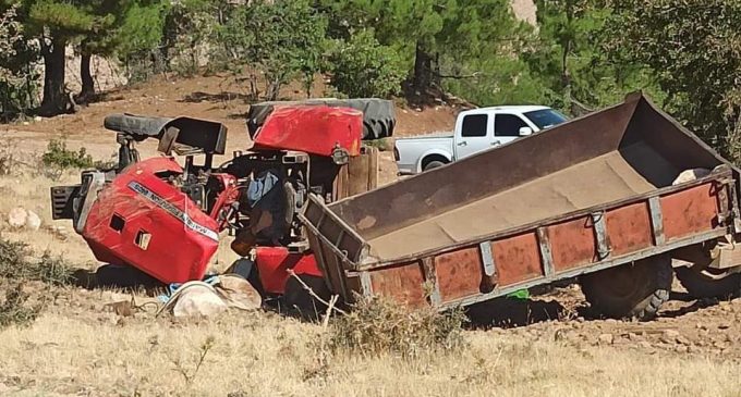 Adıyaman’da traktör devrildi: Bir ölü, sekiz yaralı
