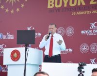 Erdoğan her zamanki gibi: Vatandaştan sabır istedi, “Avrupa’da marketlerin rafları boş” dedi