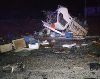 Arı kovanı yüklü kamyon ile otomobil çarpıştı: Beş ölü