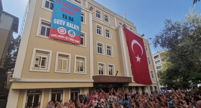TİS’te anlaşamayan İzmir Bornova Belediyesi işçileri grev kararı aldı