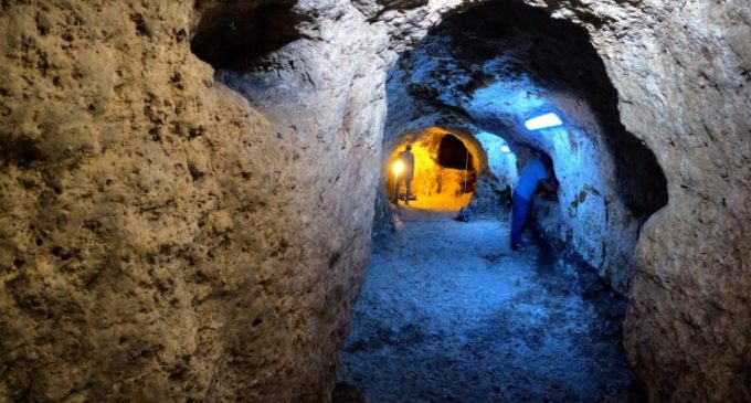 Konya’da tesadüfen bulunan 5 bin metrekarelik yeraltı kenti