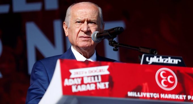 Bahçeli’den ilk seçim mitingi: Hedefimiz Erdoğan’ın açık ara farkla seçilmesidir
