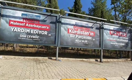 Elazığ’da CHP aleyhine asılan afişleri hazırlayan şirket açıkladı: Cumhur İttifakı partilerinin talebiyle bastık