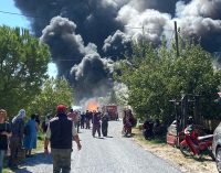 Manisa’da orman ürünleri fabrikasında yangın
