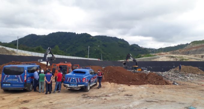 Trabzon’da katı atık tesisinde çalışan işçiler çöpte bebek cesedi buldu